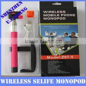 Hot Selling Wireless Bluetooth Selfie Monopod Selfile Stick For ISO And Android System thumbnail-1