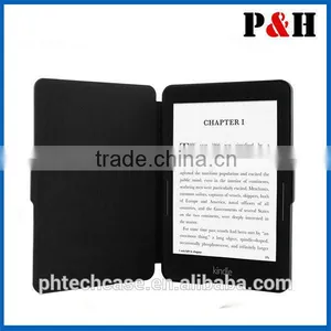 Book Style Stand Leather Case for Amazon Kindle Voyage thumbnail-2