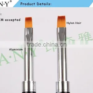 ANY Nail Artist Using UV Gel Nail Beauty Nylon Hair Nail Art Flat Brush UV Gel Art thumbnail-3