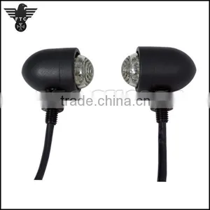 Smoke Lens Aluminum LED Winker Light Custom Motorcycle Turn Signals thumbnail-4