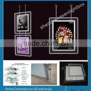 A4 A3 Size Photography Light Box Window Display Acrylic LED Light Real Estate Window Display thumbnail-2