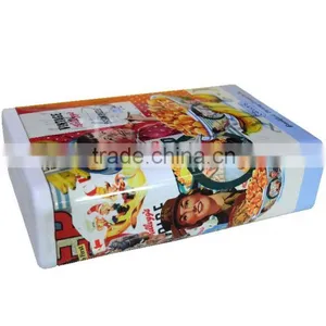Good Quality Rectangular Tin Box for Card Packing Gift Tin Box thumbnail-1