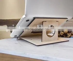 Bamboo Stand For Computer thumbnail-3
