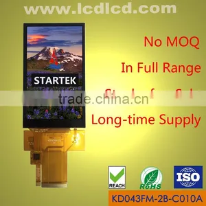 4.3 Inch 480*800, ILI9806E High Brightness, Full Viewing Angle IPS LCD With Build-in Capacitive Touch Panel thumbnail-1