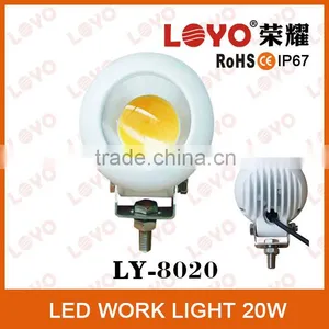 1x20W LED Work Light Round 1600LM 10-30V DC Portable Led Driving Light thumbnail-1