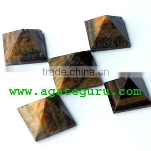 Tiger Eye Pyramids | Wholesale Pyramids Khambhat Supplier thumbnail-1
