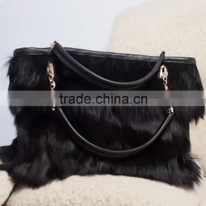 2015 Hign Quality Fox Fur Bags Handbag for Young Girls thumbnail-1
