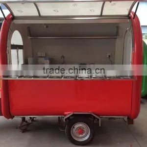 2016 Convenient New Style Food Vending Cart Supplier in Guangzhou thumbnail-4