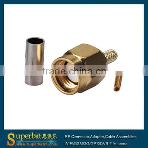 RP SMA Male With Socket Pin RF Connector for Coax Cable RG316/U Cable Connector thumbnail-3