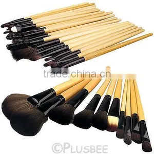 32 Pcs Natural Wooden Handles Make Up Brush Set thumbnail-1