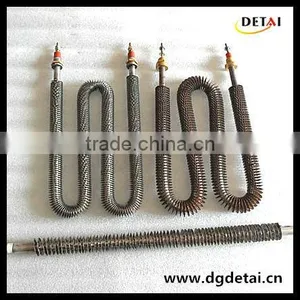 W Shape Machinery Electric SUS316 Tubular Finned Heater thumbnail-1