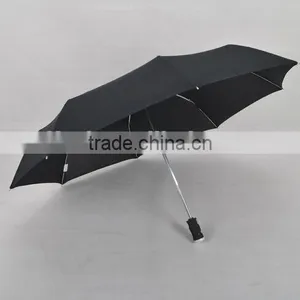 Auto Open and Close Fashion Zincification Shaft and Rib Led Light Umbrella thumbnail-1