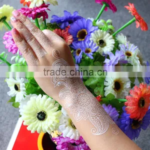 Adhesive Body Jewelry White Tattoo Sticker thumbnail-5