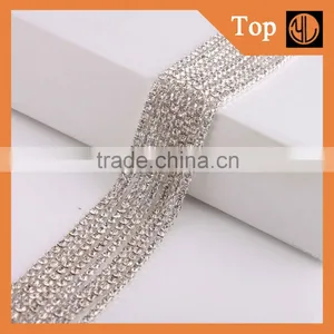 Wholesale Rhinestone Sliver&gold Plated Cup Chain in Roll thumbnail-6
