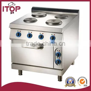Electric 4-Plate Cooker With Oven thumbnail-1