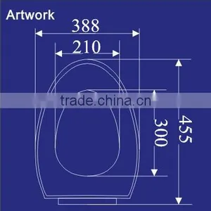 CL-125 Good Quality for Sanitary Showeroom Toilet Seats Lids Prices thumbnail-4
