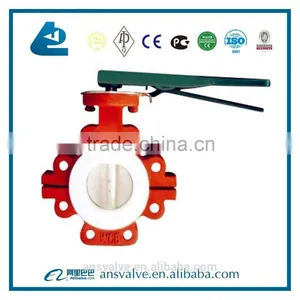 PTFE Lined Lug Butterfly Valve thumbnail-6