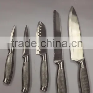 6 Pcs of Kitchen Knife Set/hollow Handle Knife/stainless Steel Knife thumbnail-2