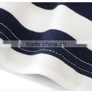 Wholesale Clothing High Quality 100%cotton o Neck Stripes Tshirts Bulk With Chian Clothes Factory Supplier's Choice thumbnail-5
