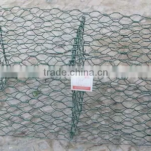 Rock Filled Galfan Wire+pvc Coated Gabion Baskets/gabion Box 2m*1m*1m thumbnail-2