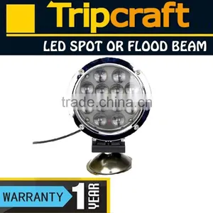 Round 45/60w Led Working Light Crome Front,auto Led Work Light,7 Inch 60W LED WORK LIGHT thumbnail-1