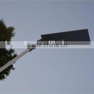 Sunpower Solar Panel Integrated LED Street Lights With Built-in 60Ah Lithium Battery thumbnail-5