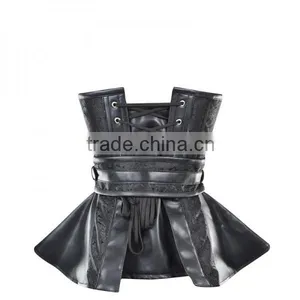 OVERBUST STEAMPUNK CORSET WITH ZIPPER OPENING thumbnail-2