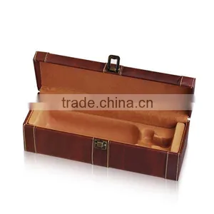 Custom Wooden Single Bottle Wine Boxes Wholesale thumbnail-2