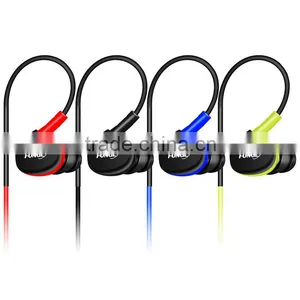 Running Earphone Ear Hook Sports 3.5mm Wire HIFI Headphone With Mic Volume Control thumbnail-6