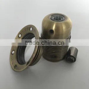 Wholesale Edison Metal Iron Lamp Holder E27 Bulb Pendant Light Lamp Socket thumbnail-5