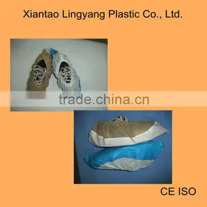 CPE Coated Disposable Overshoes thumbnail-1