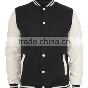 Varsity Jackets / Letterman Jackets / Baseball Jackets Black and White thumbnail-1