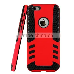 Dual Layer High Impact Hybrid Armor Silicone+PC Rugged Case for Apple IPhone 6 Plus thumbnail-1