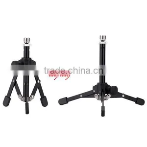 Mini Foldable Desktop Tabletop Tripod Microphone Mic Stand Holder thumbnail-1