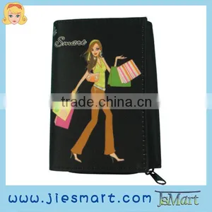 JSMART Folded Wallet Picture Printing Portfolio Custom-made Purse thumbnail-1