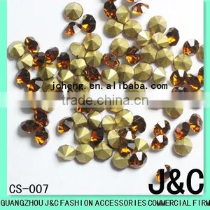 Light Colorado Topaz A Grade Loose Rhinestone thumbnail-1