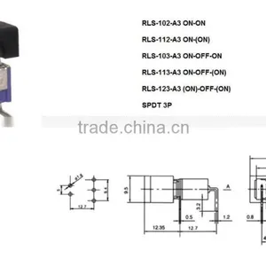 Miniature Rocker Lever Handle Switch thumbnail-3