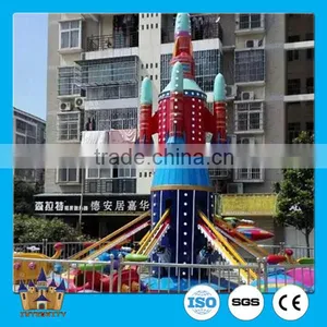 Kiddie Outdoor Playground Equipment 16 / 20 / 24 Seats Self Control Plane Rides Controllable Helicopter Rides thumbnail-5
