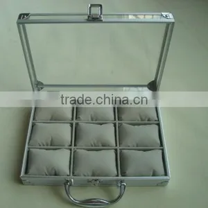 Creative Watch Case,watch Case Box With Fiber Inner,aluminum Discount Watch Box thumbnail-3