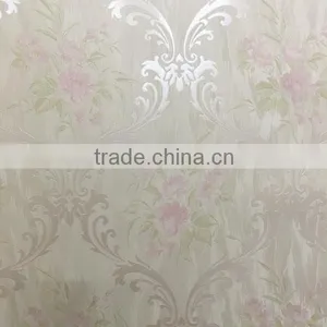 Paper Back Vinyl Wallpaper With Beautiful Pear Gloss Flowers thumbnail-6