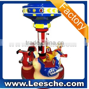 2015 Coin Operated Carousel Horses Carousel Music Box 3 Seats Mini Small Electric Merry-go-round Amusement Rides for Sale thumbnail-1