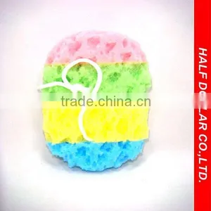 Colorful Bath Sponge With Hang Rope thumbnail-1