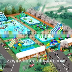 Water Park Games Inflatable Water Obstacle Course for Sale thumbnail-2