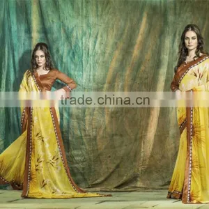 Designer South Indian Silk Sarees thumbnail-6