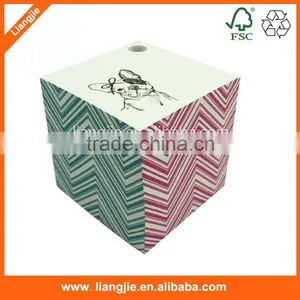 Custom Memo Paper Cube,pen Hole Memo Paper Cube,loose Paper Cube thumbnail-1