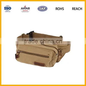 Fashionable and Cheap Canvas Multilayer Waist Bag for Boys and Girls thumbnail-1