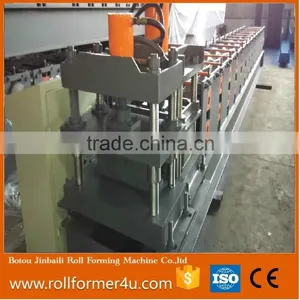 Colour Steel Roof Ridge Cap Rollformer Metal Roof Tile Ridge Cap Rollforming Machine thumbnail-2