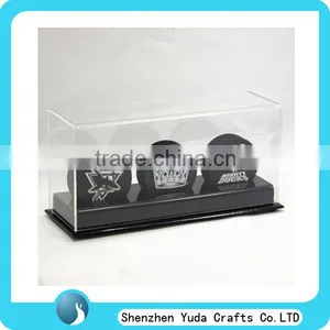 Acrylic Triple Puck Display Case , Acrylic Hockey Display Case thumbnail-1