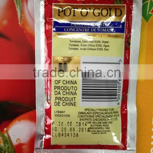 70G High Quality Manufactory Hot Sell Ningbo China 28-30% Sachet Tomato Paste thumbnail-4