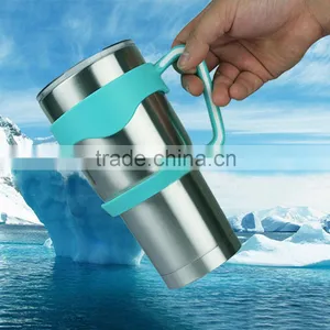 Double Wall Insulated Bubba Mug With Handle Tea Infuser Tumbler Stainless Steel Julep Cup thumbnail-5